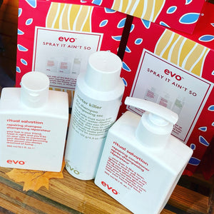 Evo Christmas Pack - Ritual Salvation for damaged hair with FREE Dry Shampoo